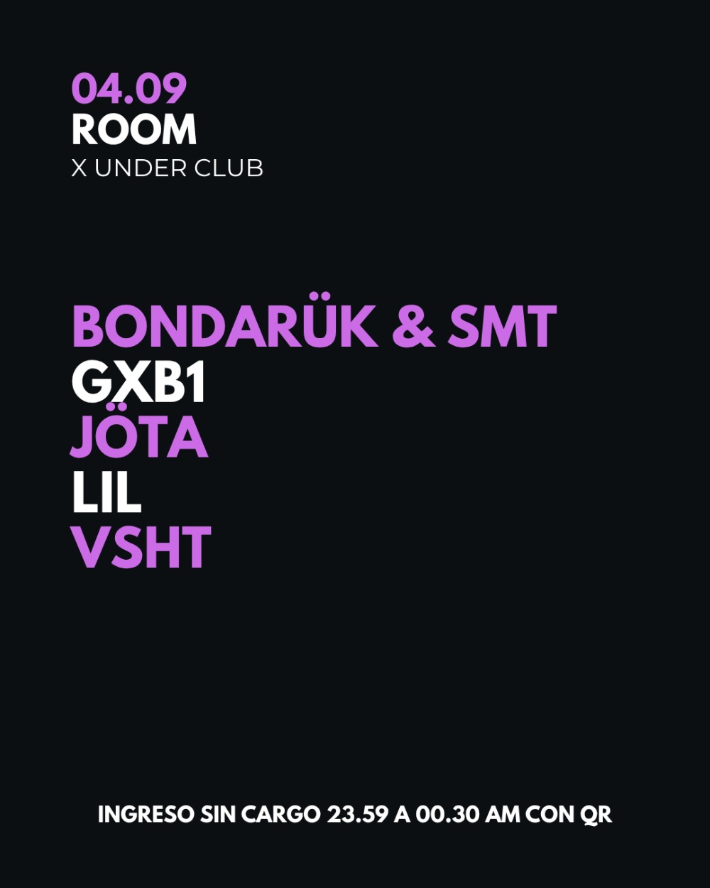 Bondarük | SMT | Gxb1 | Jöta | Lil | VSHT