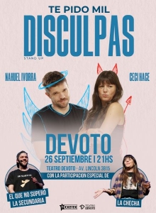 Te pido mil disculpas