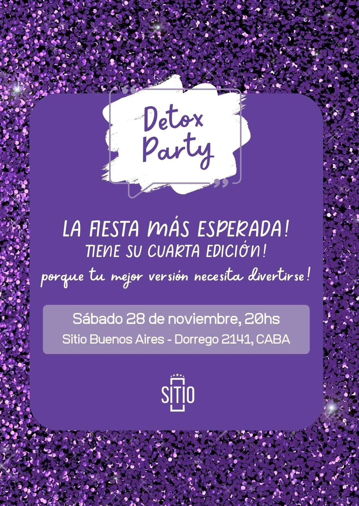 Detox Party by Mamitasking - Cuarta Edición