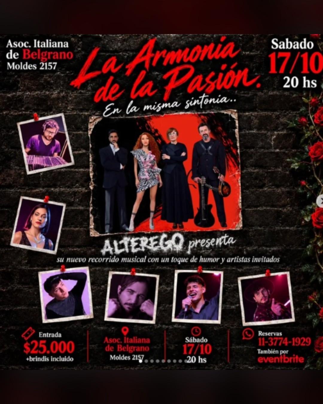 AlterEgo presenta "La Armonia de la Pasión.." 