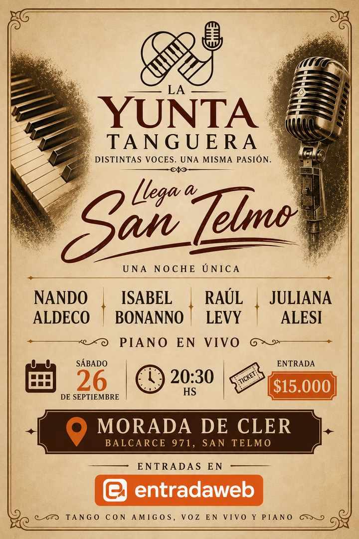 LA YUNTA TANGUERA llega a San Telmo