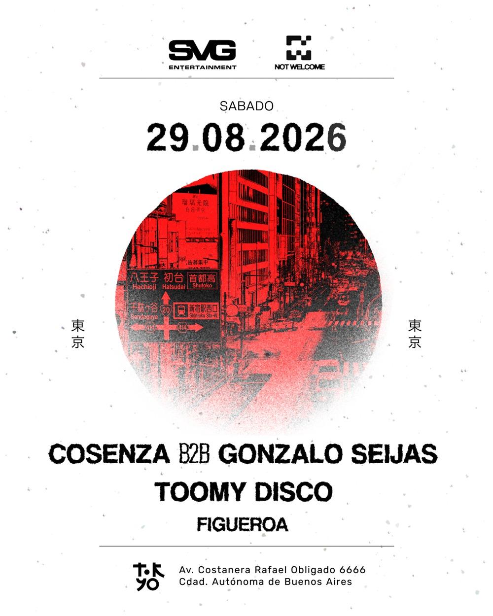Cosenza b2b Gonzalo Seijas | Toomy Disco | Figueroa