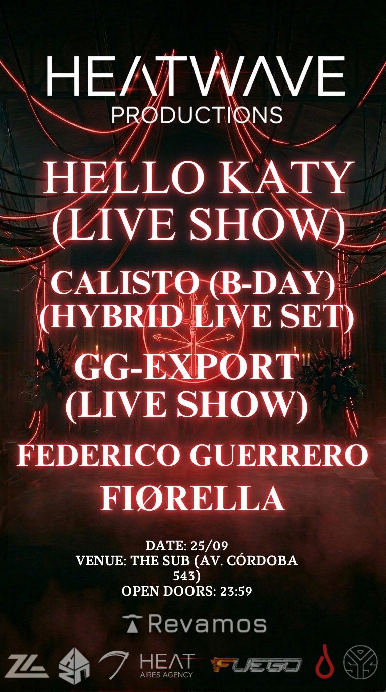 Hellokaty | Calisto | GG Export | Federico Guerrero | Fiørella