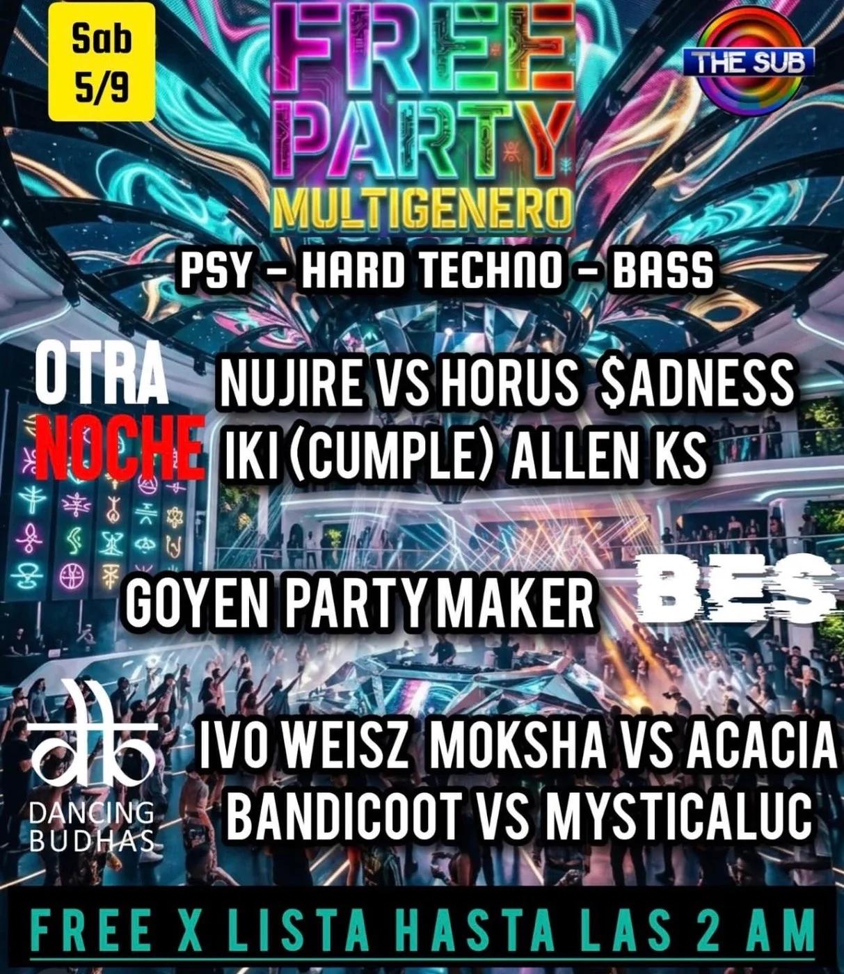 Moksha | Ivo Weisz | Bandicoot | Goyen | Nujire | Horus & more