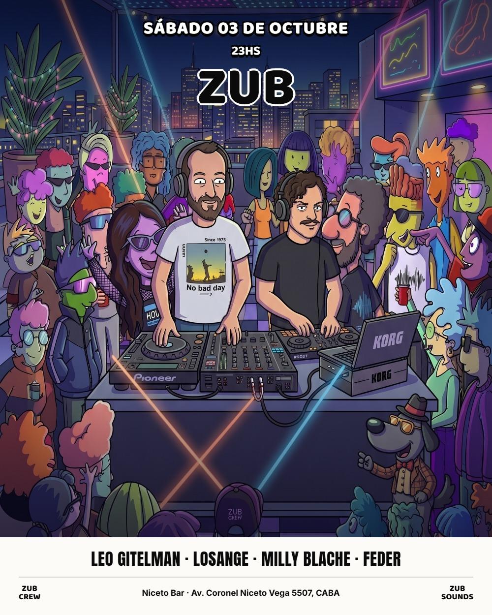 ZUB - Leo Gitelman | LOSANGE | Milly Blache | Feder