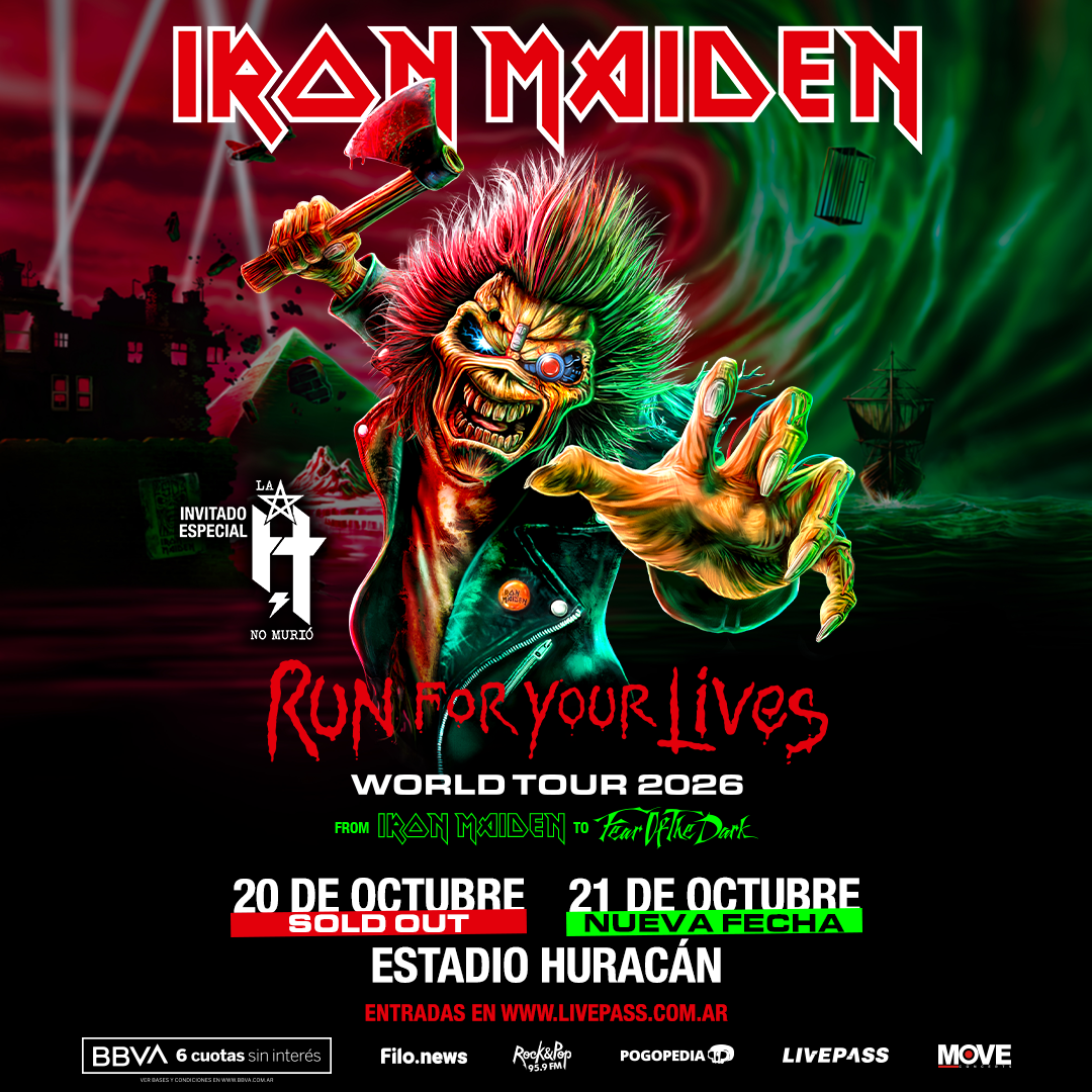 IRON MAIDEN en Huracan